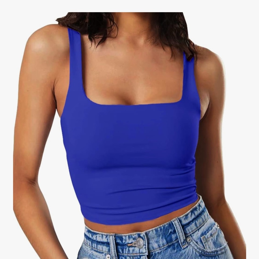 Elegant Blue Women's Top